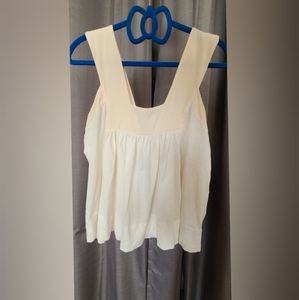 Chloé Cream Sleeveless Top